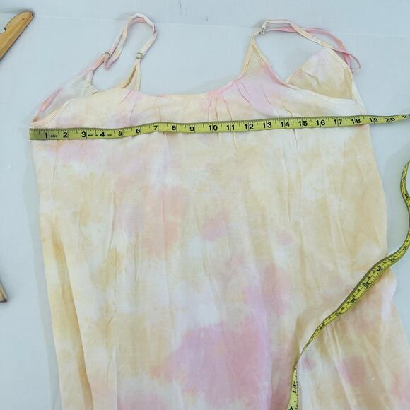 Kiwi + Punch Tie Dye Spagetti Strap Maxi Dress Size M Medium NWT - Picture 6 of 8